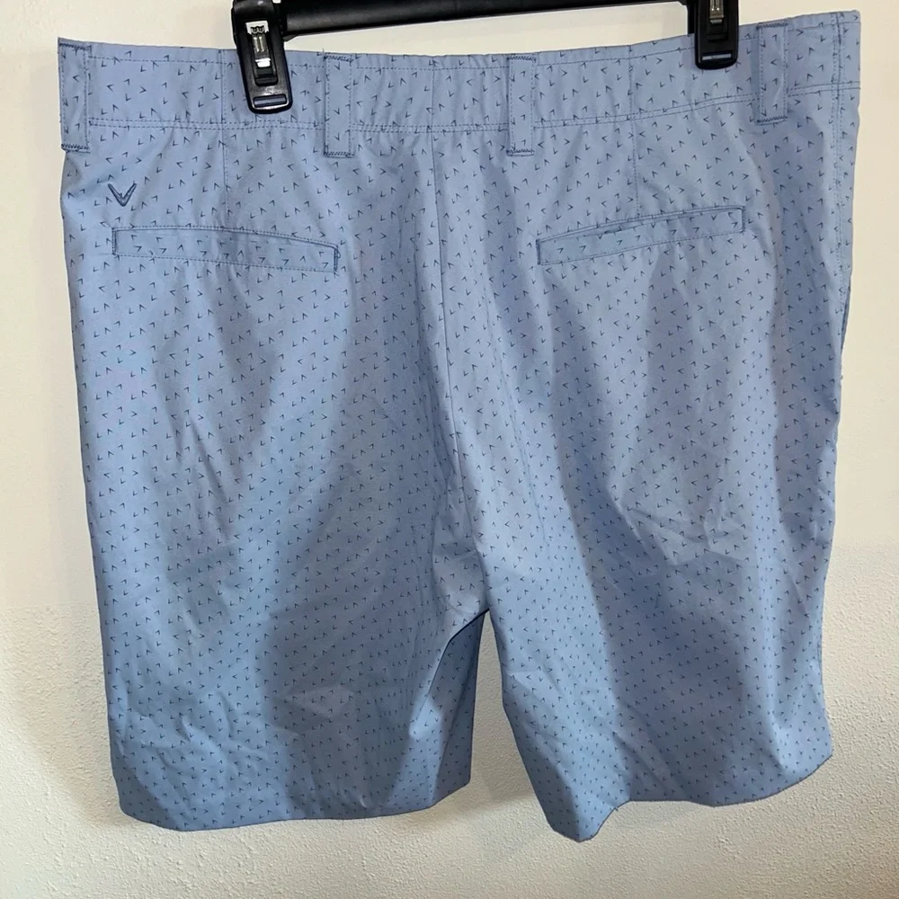 Callaway Blue Flat Front Shorts for Casual Comfort - Picture 2 of 2